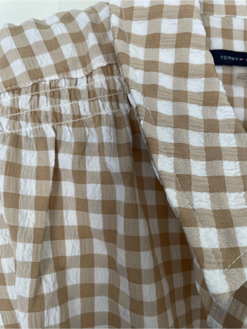 Tommy Hilfiger Gingham Button-Up Maxi Dress - Picture 8 of 13